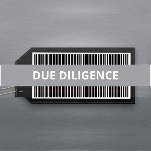 Foto con texto "DUE DILIGENCE"